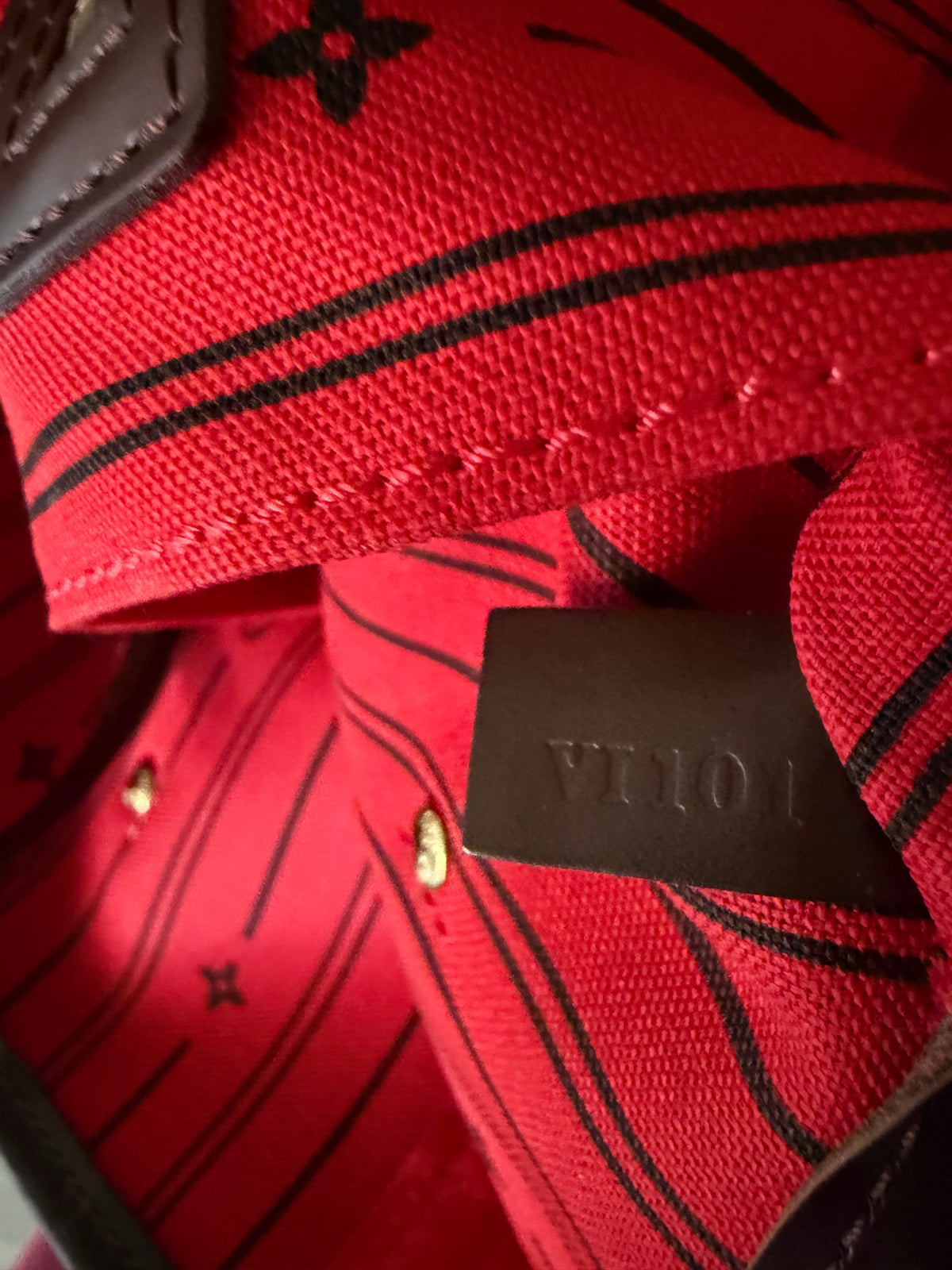Louis Vuitton Neverfull MM Damier Ebene, detail view 20