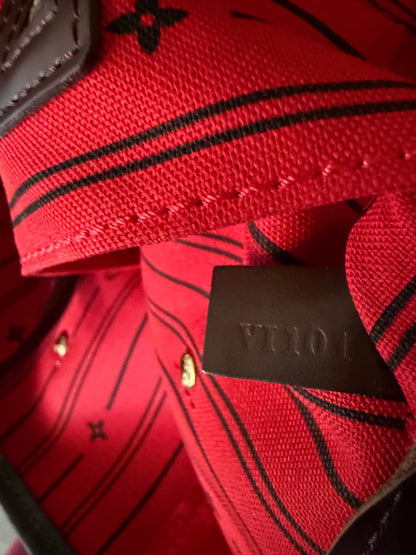 Louis Vuitton Neverfull MM Damier Ebene, detail view 20