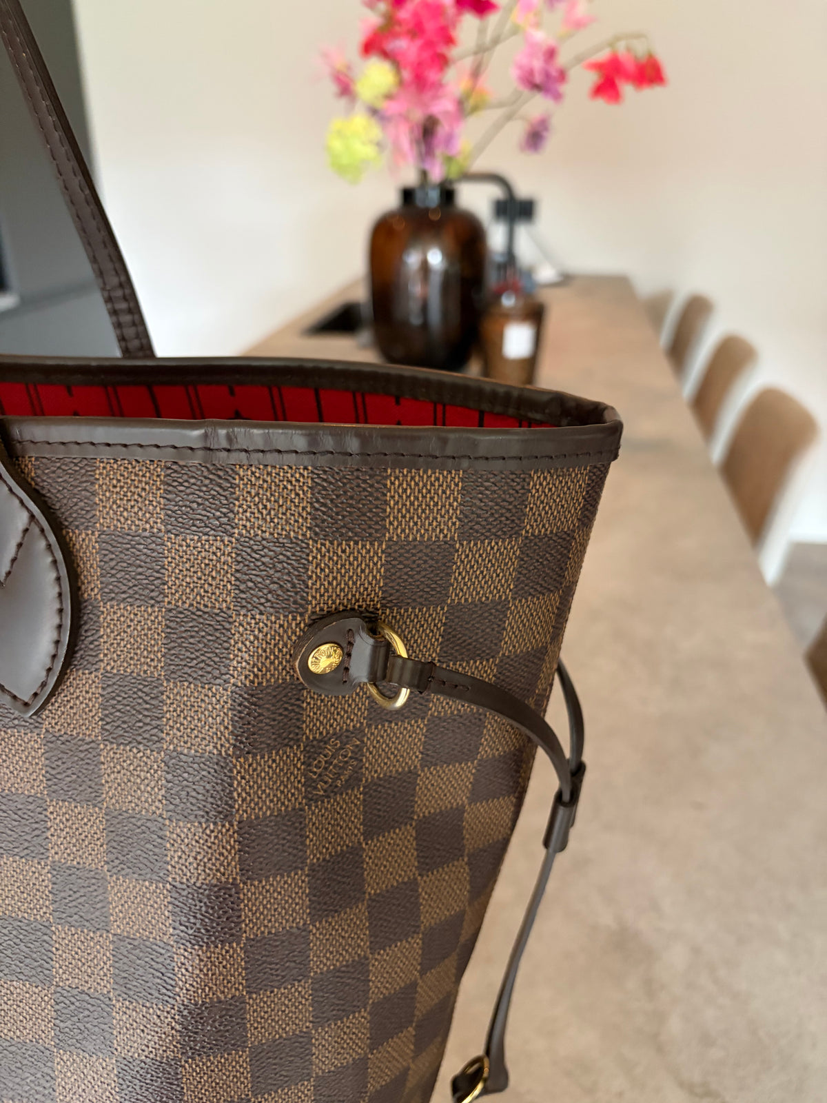 Neverfull MM Damier Ebene
