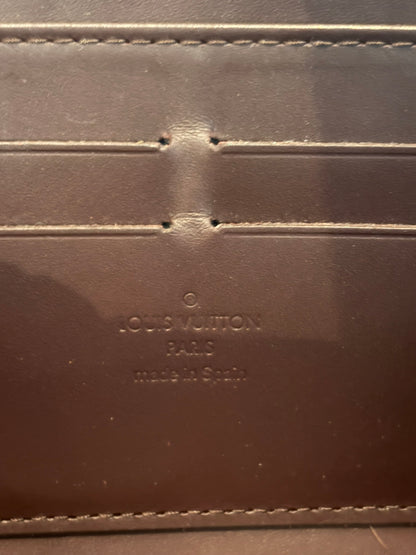 Louis Vuitton Zippy Wallet burgundy Vernis, detail view 9