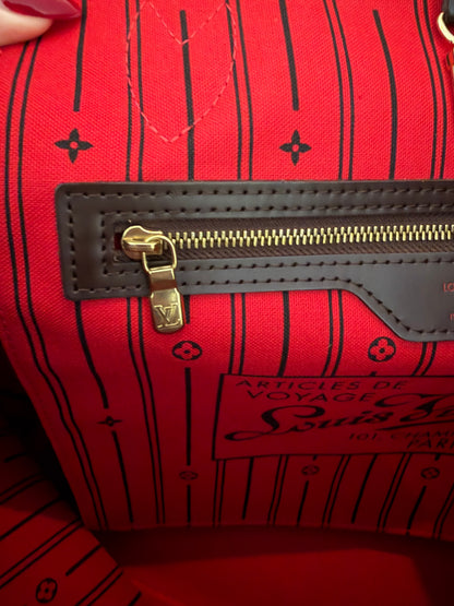 Louis Vuitton Neverfull MM Damier Ebene, detail view 18