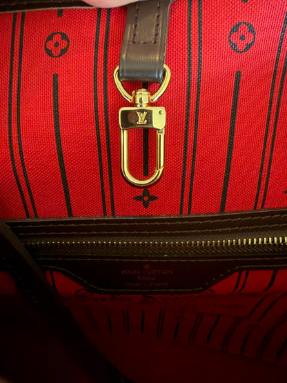 Louis Vuitton Neverfull MM Damier Ebene, detail view 16