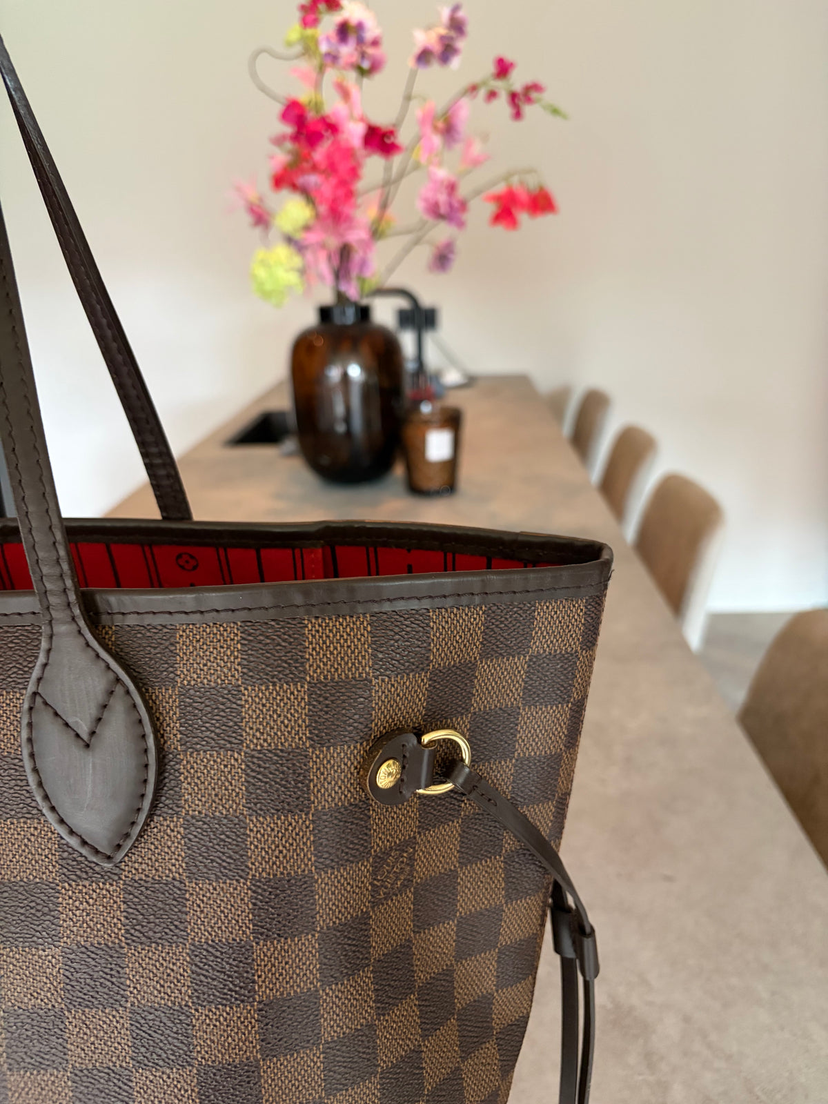 Neverfull MM Damier Ebene