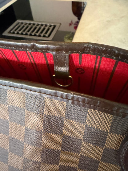 Louis Vuitton Neverfull MM Damier Ebene, detail view 9
