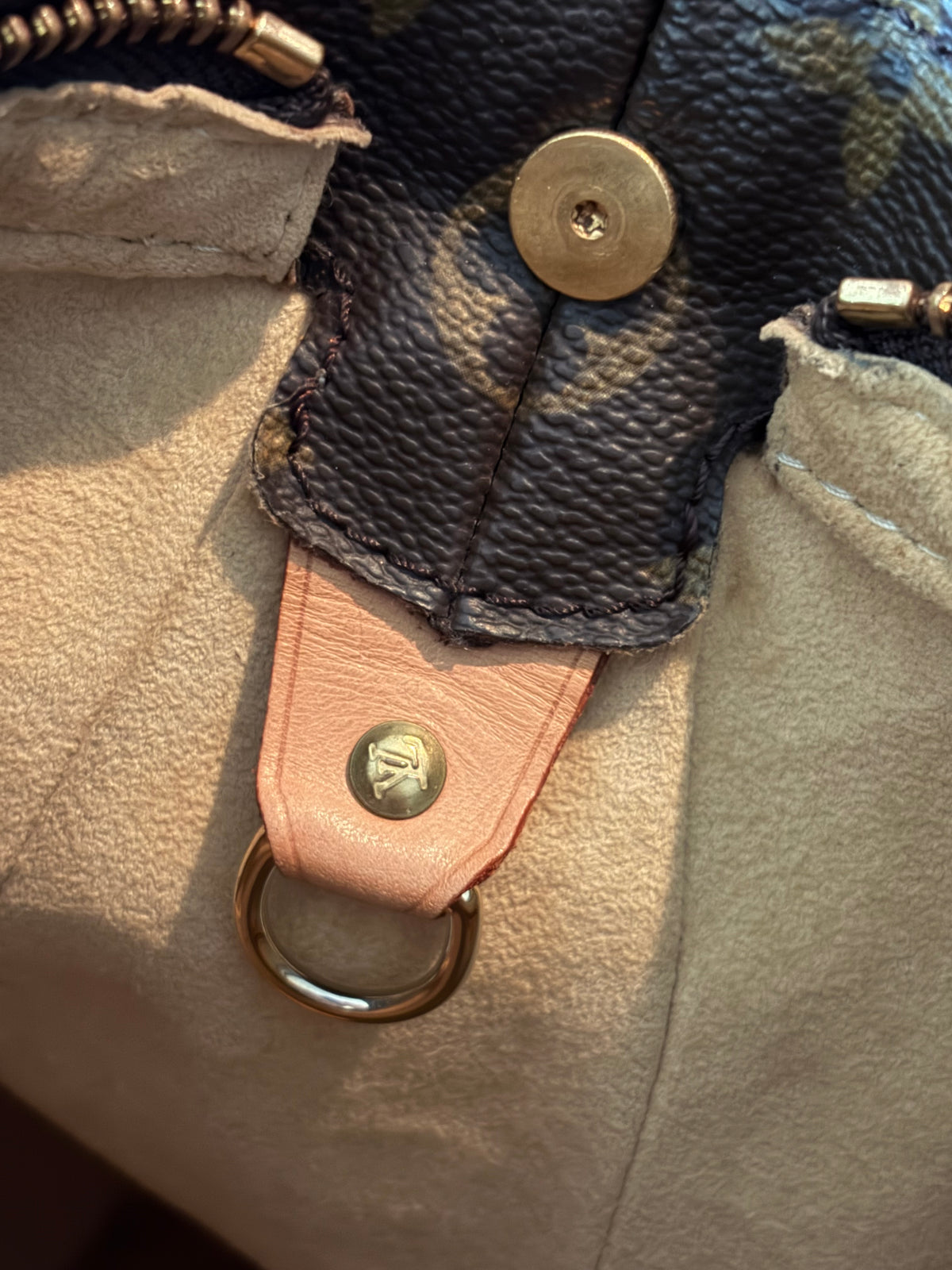Louis Vuitton Monogram Looping Canvas GM, detail view 10