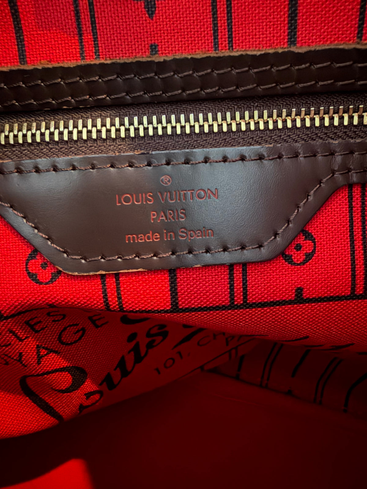 Neverfull MM Damier Ebene