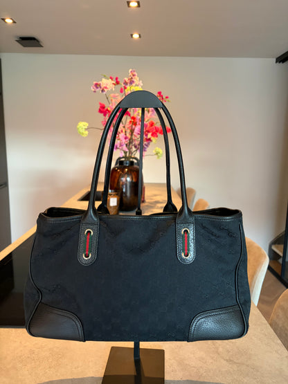 Gucci GG Princy Tote in Monogram canvas, side view