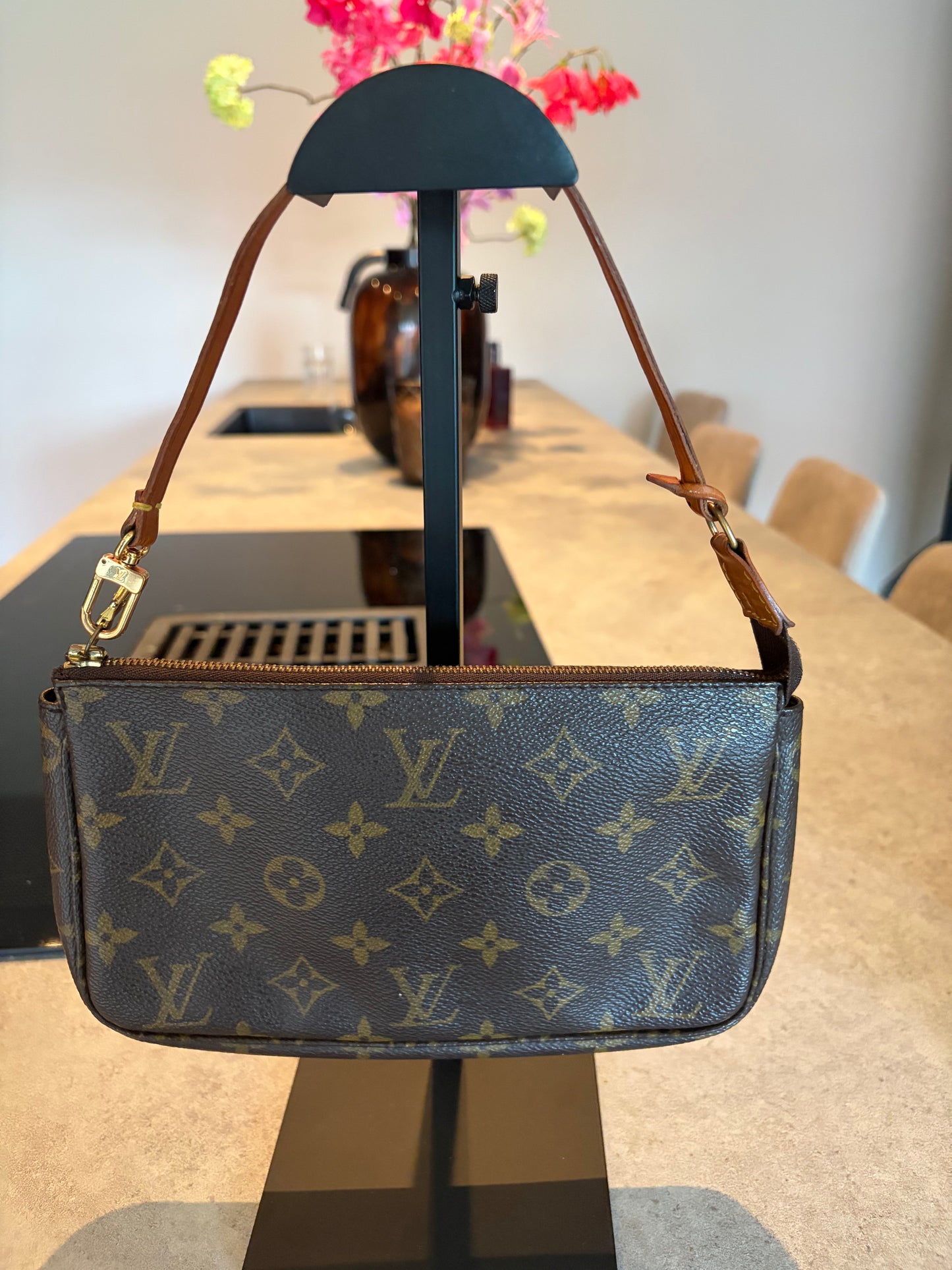 Louis Vuitton Pochette Accessoires Monogram canvas, side view